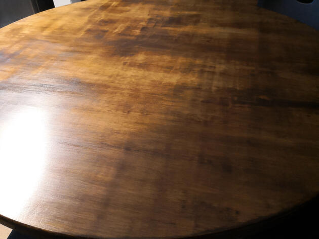 6 Seater Circular Dining Table Work in Progress